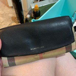 Authentic preowned Burberry wallet